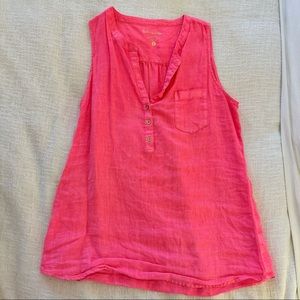 Lilly Pulitzer Key Largo Linen Tank
